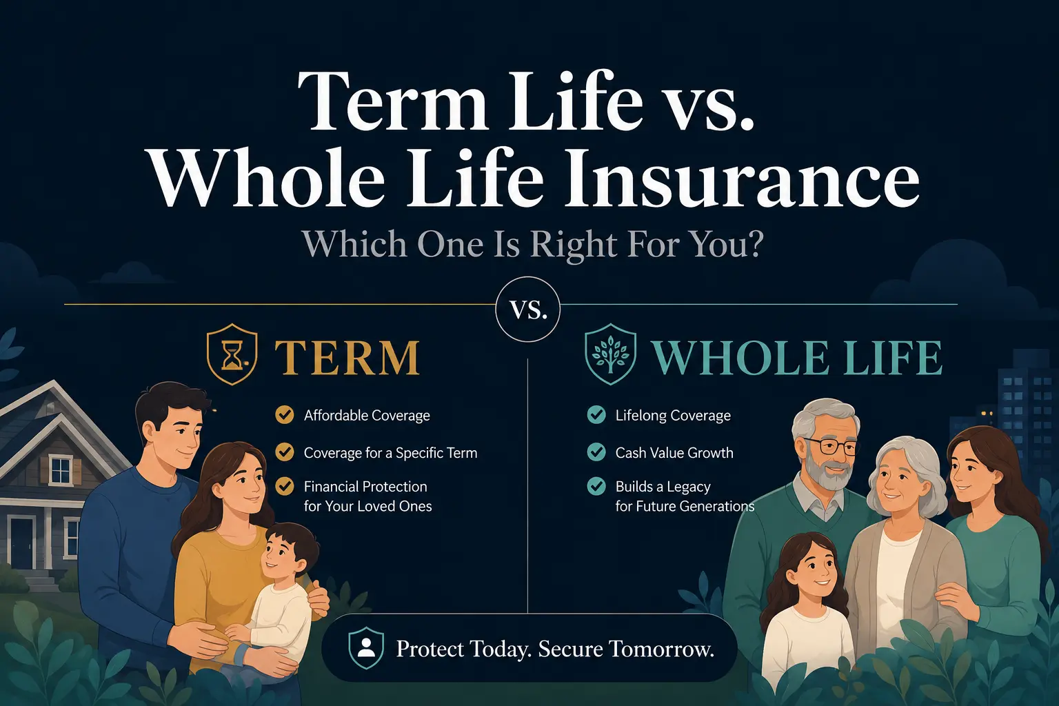 Term life vs whole life insurance – a complete comparison guide