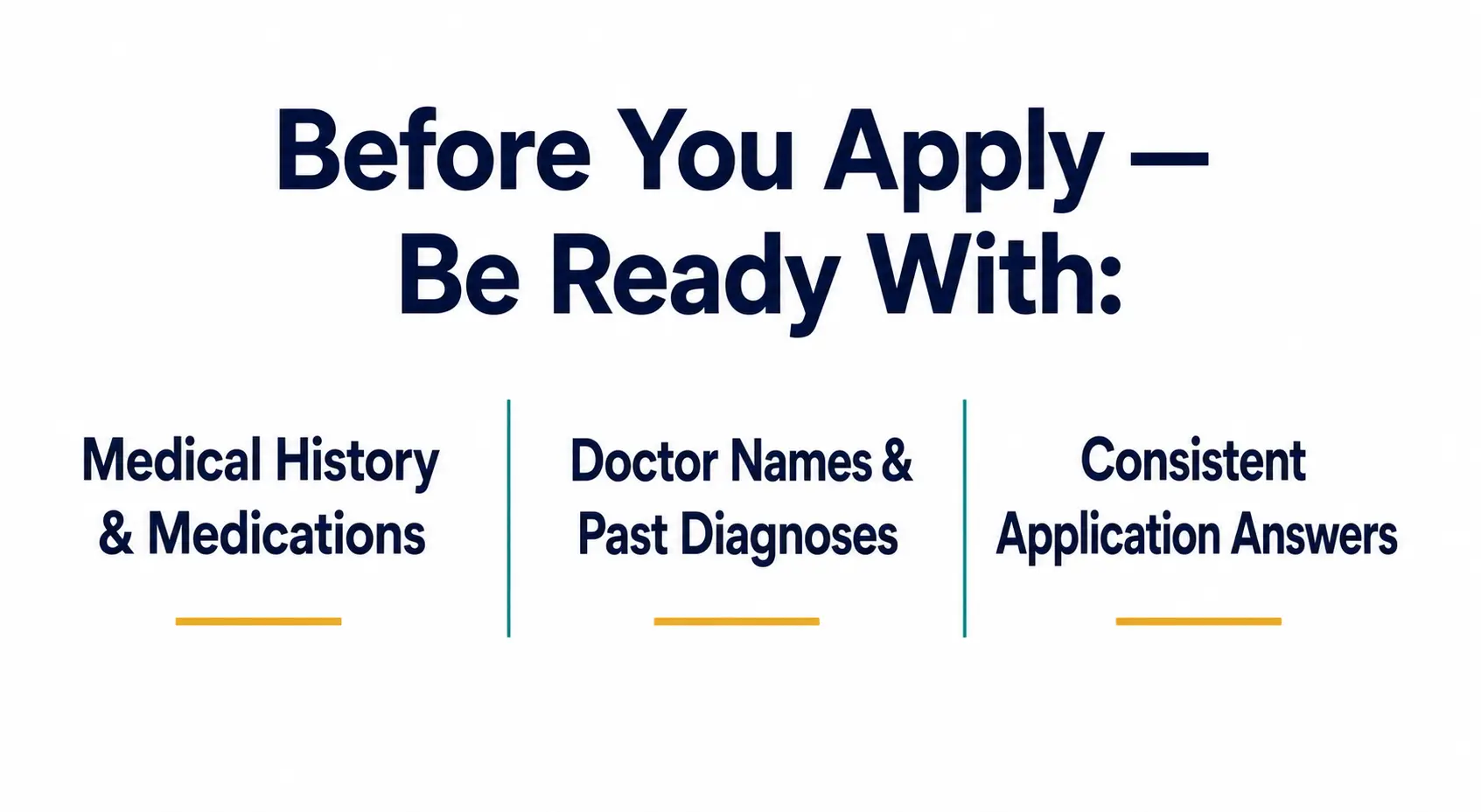 How to prepare for a life insurance application and medical exam