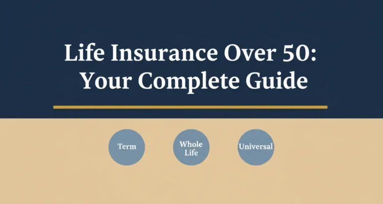 Life insurance over 50 complete guide featuring term, whole life, and universal life policy types