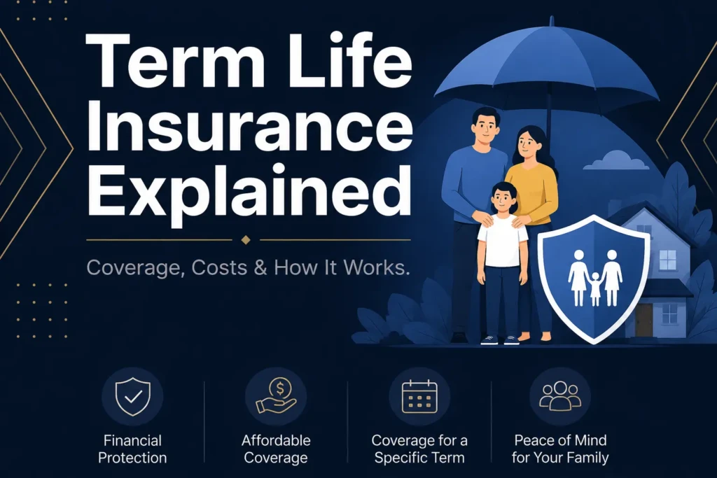 Term life insurance explained — coverage, costs and how it works