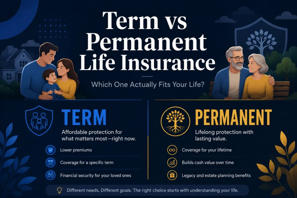 Term life insurance vs permanent life insurance – a complete comparison guide