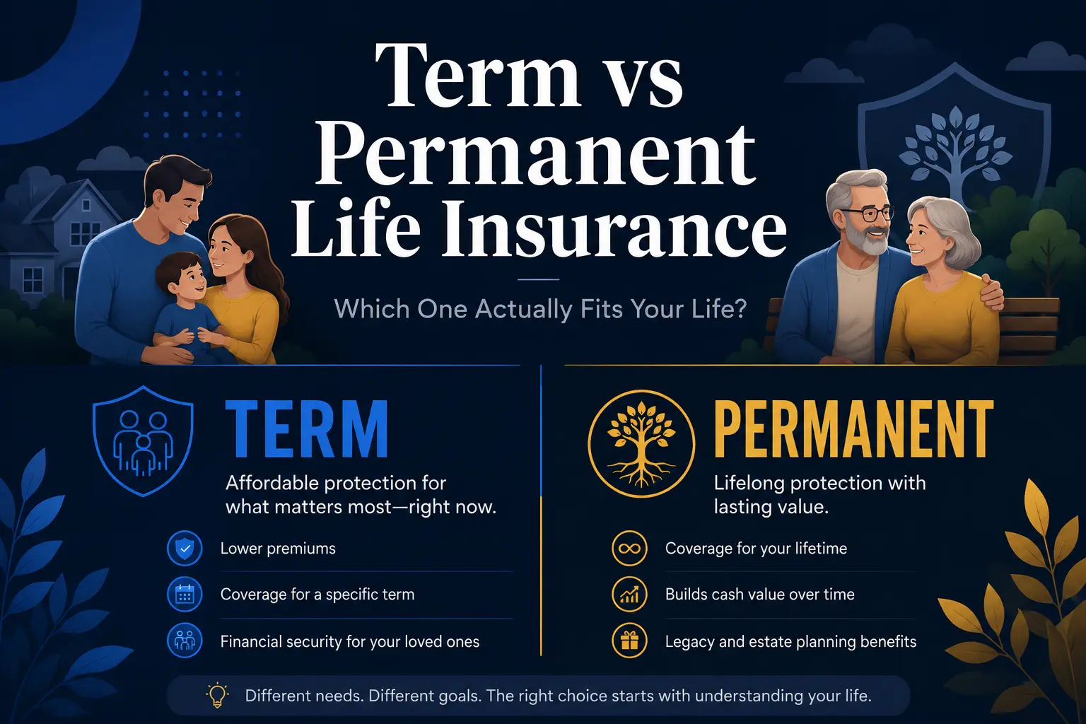 Term life insurance vs permanent life insurance – a complete comparison guide