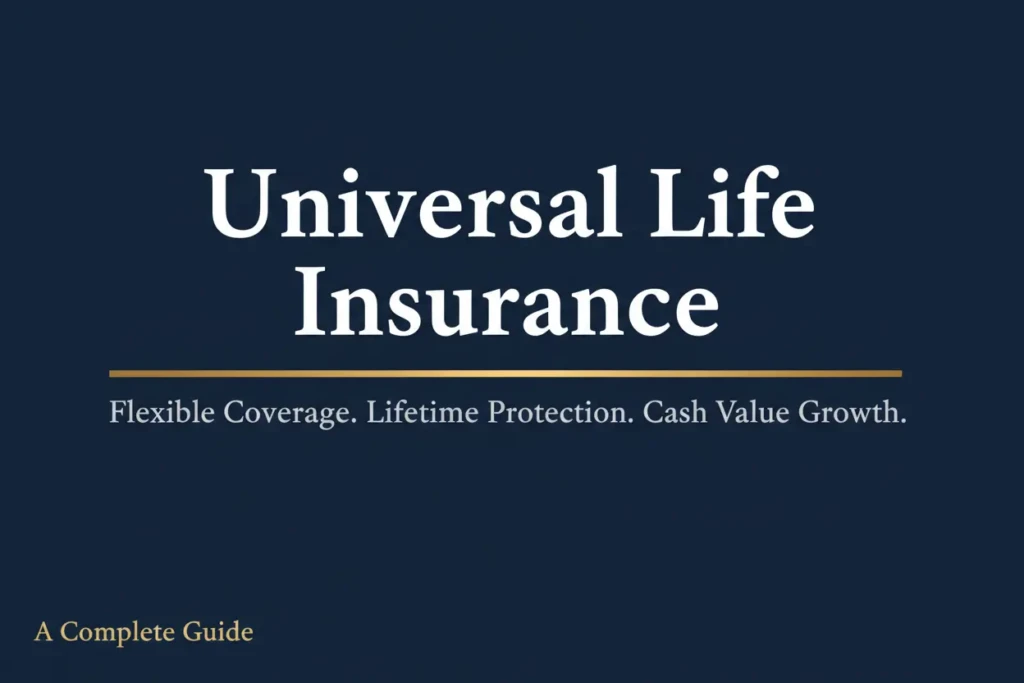 Complete guide to universal life insurance — coverage, flexibility, and cash value explained